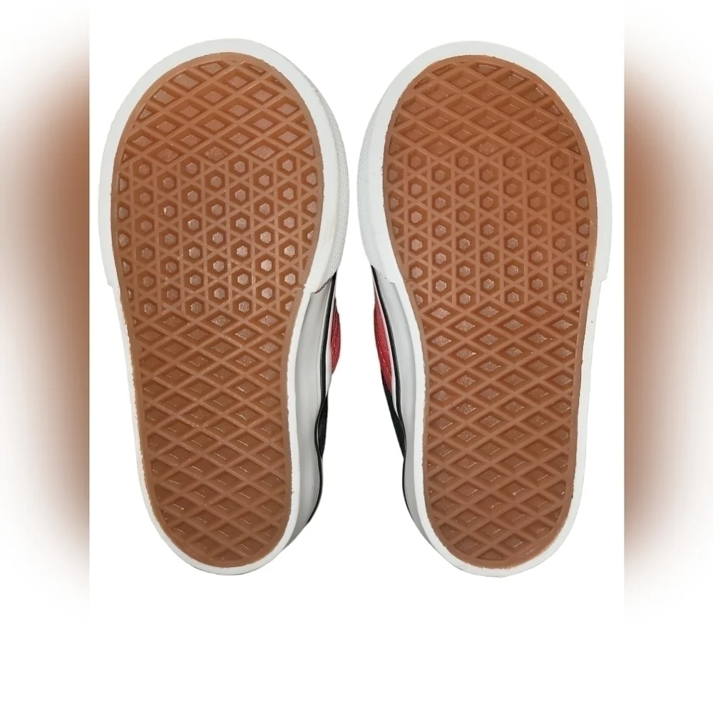 VAN suede racing slip on shoes